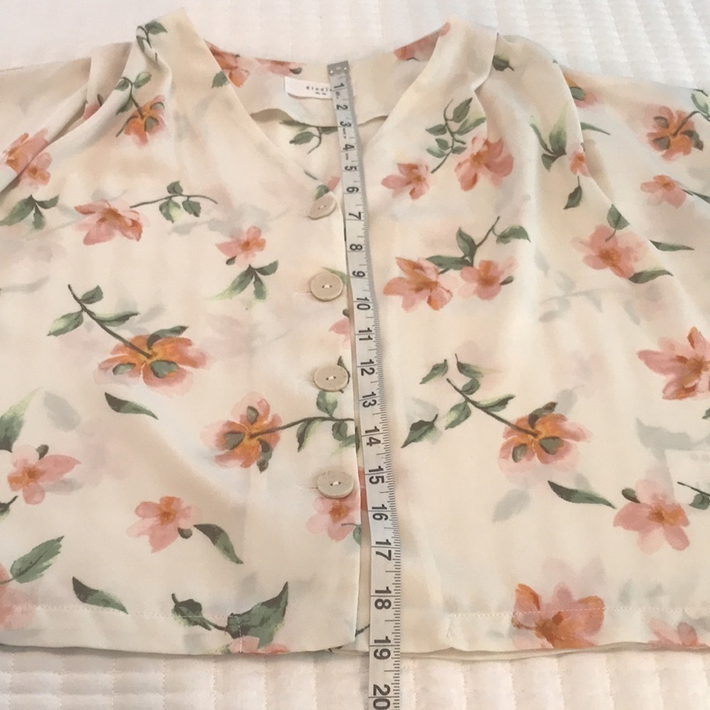 Elodie Floral Button Up Top Size S - Picture 12 of 12